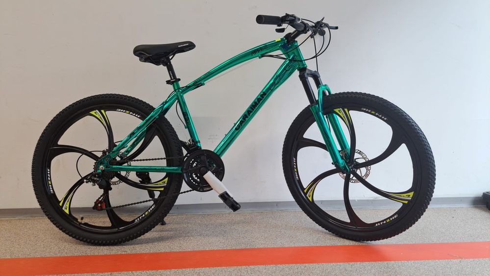 Bicicleta 26-CR cu Jante Aliaj, Auriu