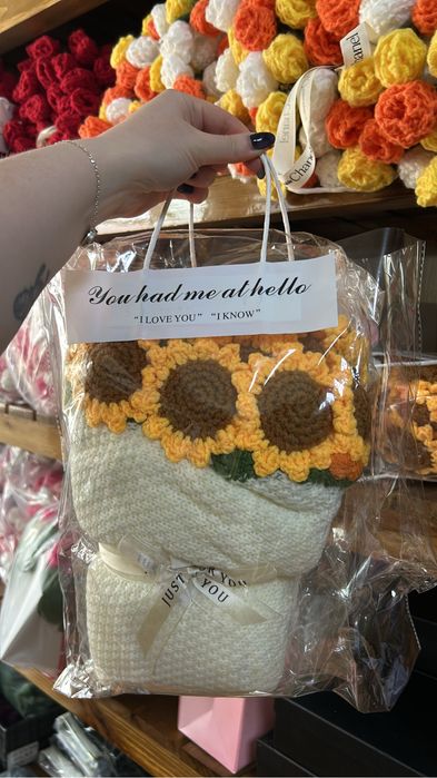 Плед-букет 155/150/110/80 см