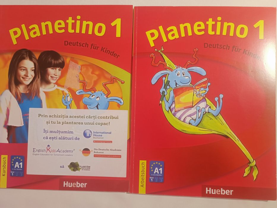 Cursuri de limba germană ,  Planetino A1 ,  Bildworterbuch A1 plus , Starter