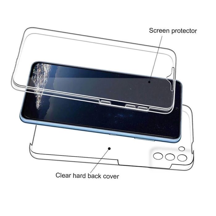 Прозрачен 360° Градуса Кейс за Samsung Galaxy S21 / S21+ / Ultra