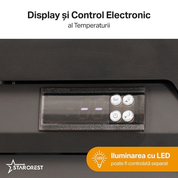 Професионална хладилна витрина с 2 врати, 590 л,STARCREST SPS-2D590DC