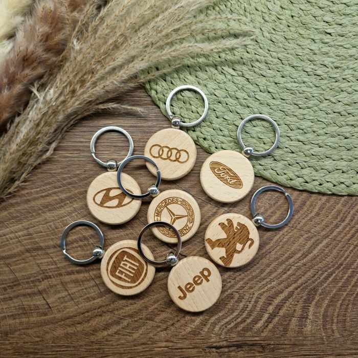 Дървен ключодържател