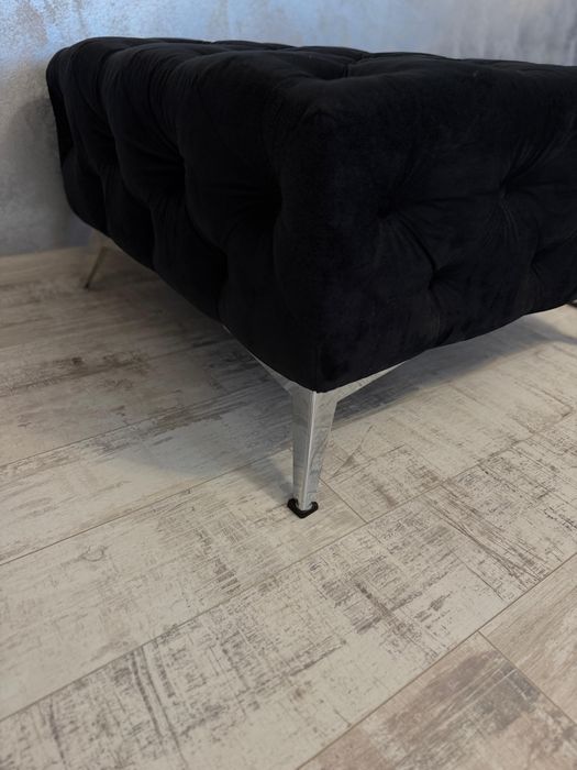 Canapea Chesterfield + fotoliu Chesterfield +suport picioare Chesterfield