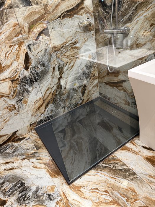 Cadita dus IMPERMA, 90X110cm +Panou Sticla 110X200 cm