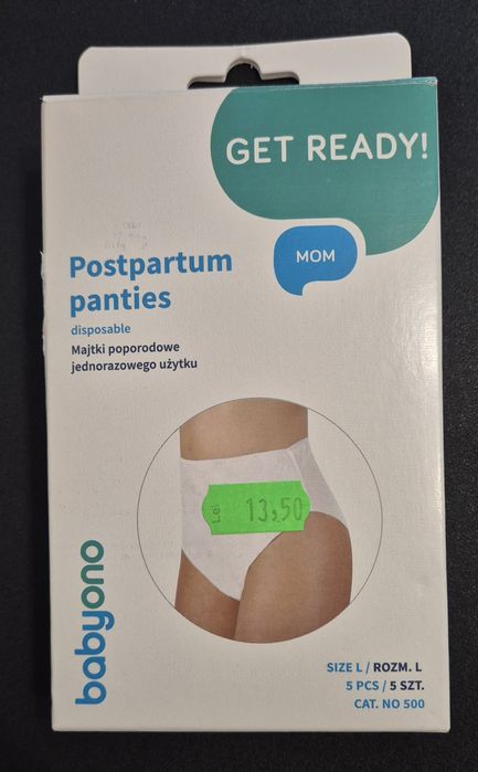 Pachet tampoane de sân + chiloți postnatali