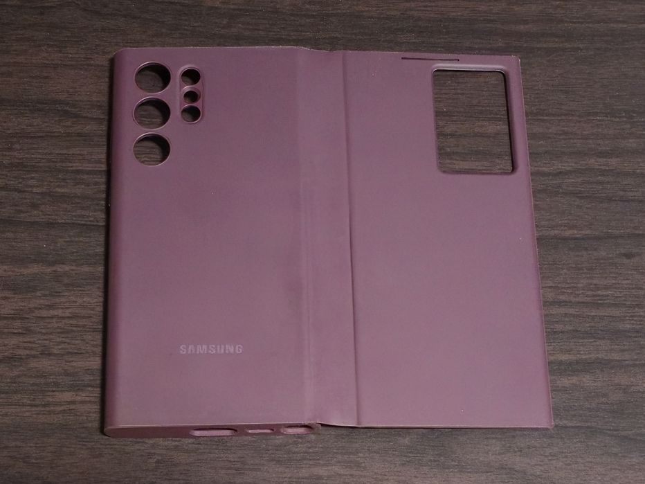 Husa SH flip smart activa originala Samsung Clear View Cover S22 Ultra