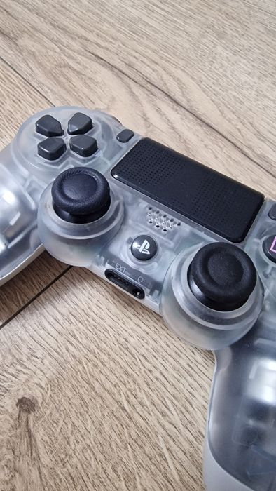 Controller Wireless PS4 Sony DualShock 4 V2 Ediție Specială Crystal Transparent - Original