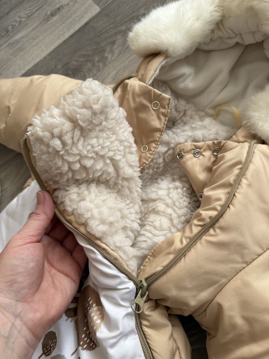 Детский зимний комбинезон-трансформер