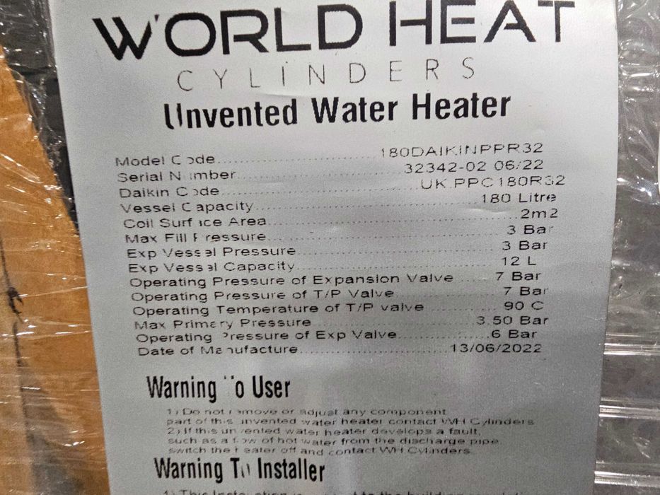 Термопомпа Daikin 12 KW + 5 конвектора Daikin + буфер 180