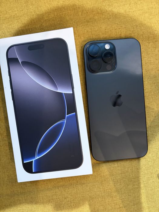 Iphone 16 pro MAX с допълнителна застраховка и гаранция