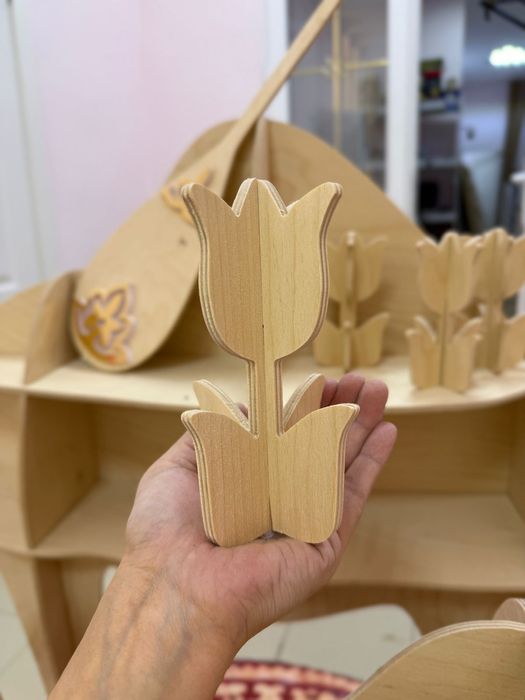 Тюльпан из фанеры