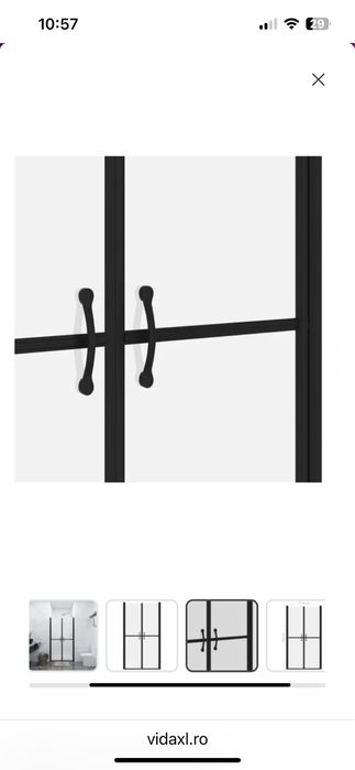 Cabina dus vidaxl, produs nou, resigilat,