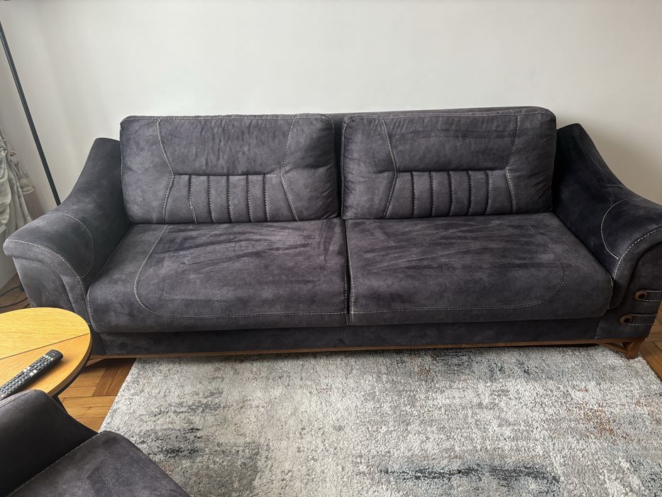 Триместен диван и кресло