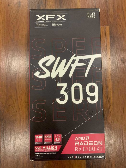 Видеокарта XFX RX 6700XT AMD Radeon 12gb GDDR6