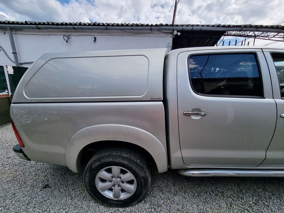 Hardtop Toyota Hilux VII (Facelift 2008) 2008 - 2011 4 Usi Silver Metalizat 1C0 (1302) Garantie