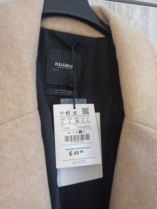 Palton Nou Pull&Bear Dama Marimea L