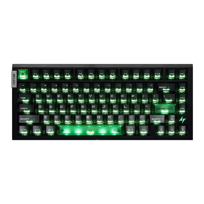 Клавиатура ATK RS7 Air Hall Effect 8K (чёрный/зелёный)