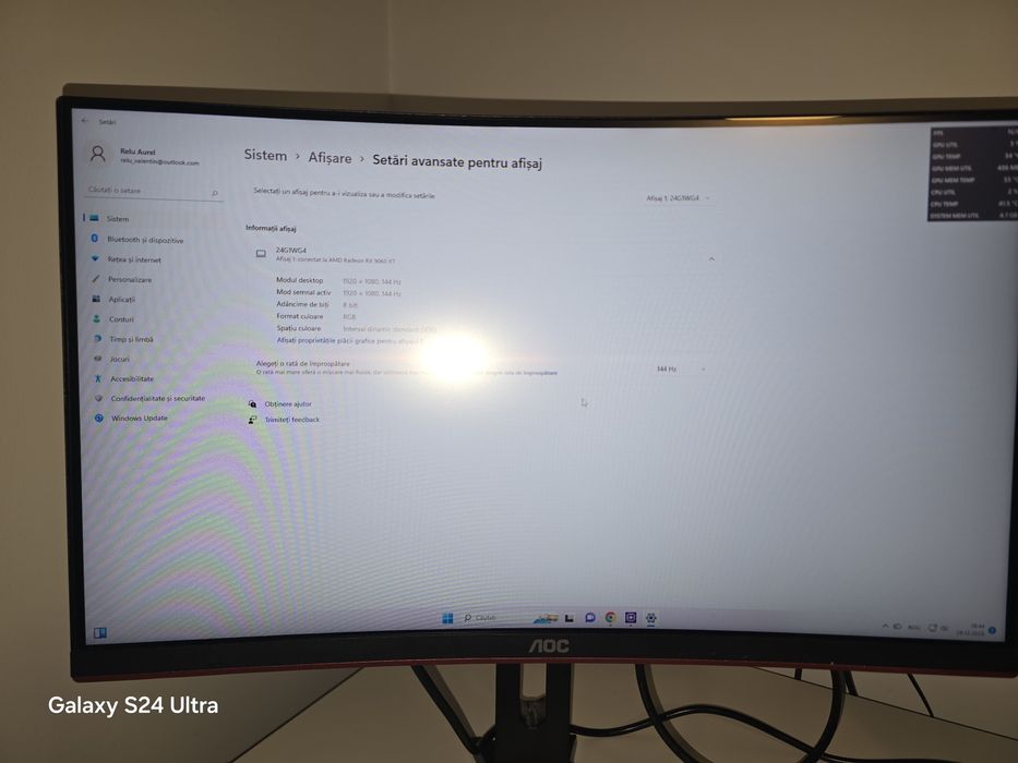 Monitor Aoc 24inch 144hz