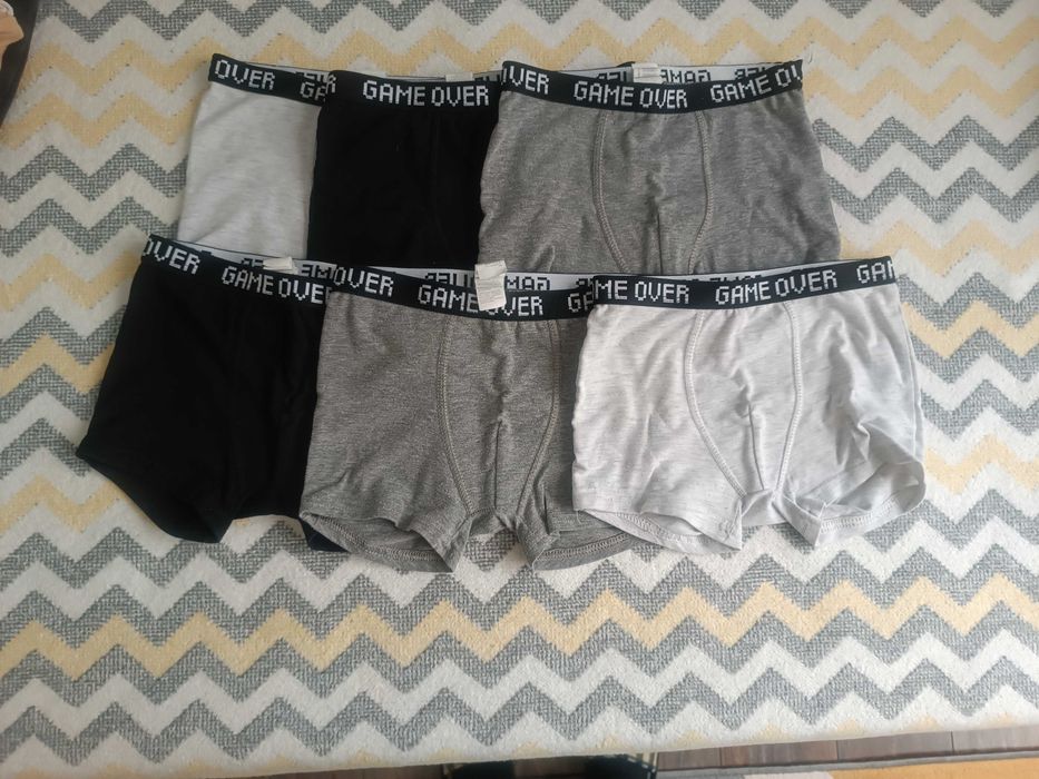 Детски боксерки за момче.6 бр  различни цветове  /110-116