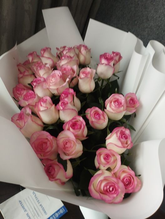 Цветы розы 35 штук
