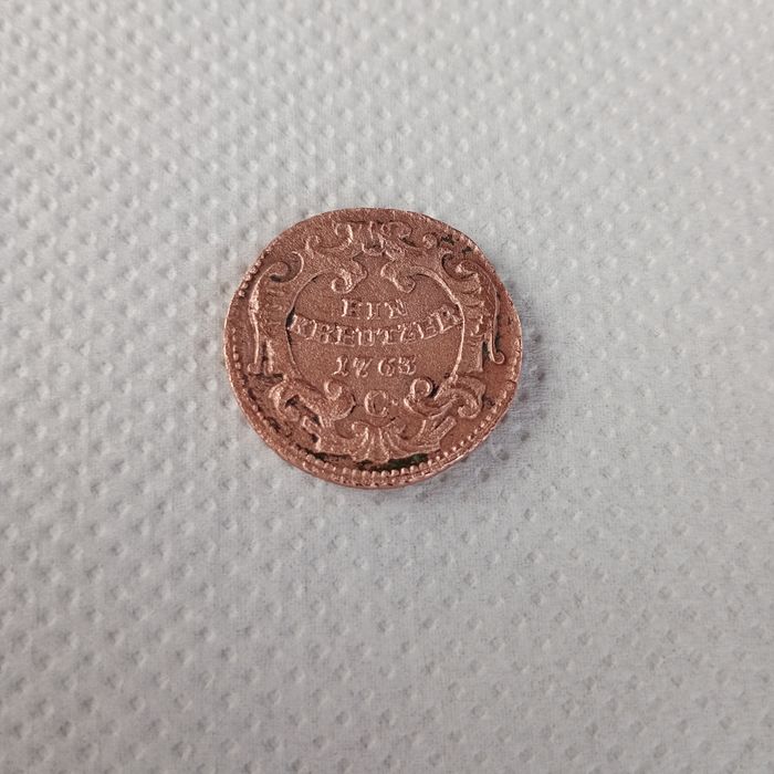 Moneda veche de 262 de ani kreutzer