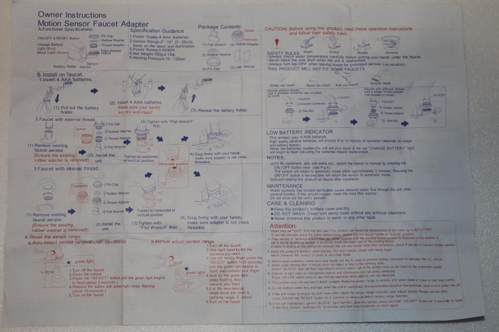 сензорен кран за вода CORDES, Германия