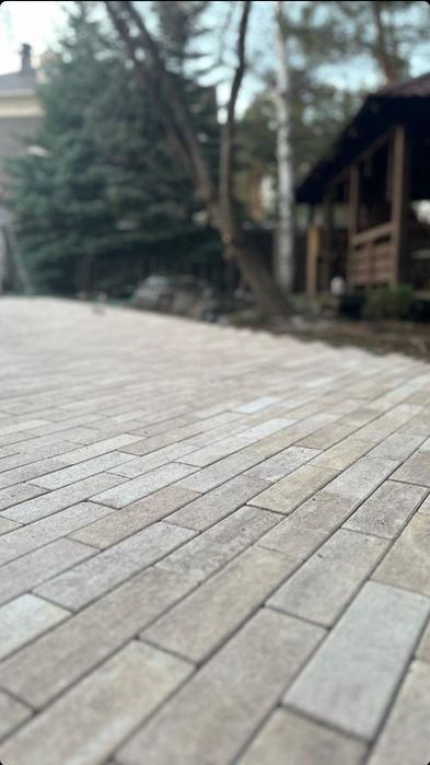 Укладка брусчатки