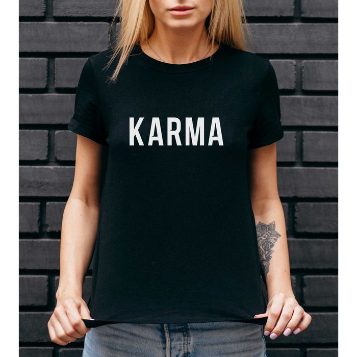 Дамски тениски с къс ръкав KARMA , налични Oversize модели XS-4XL