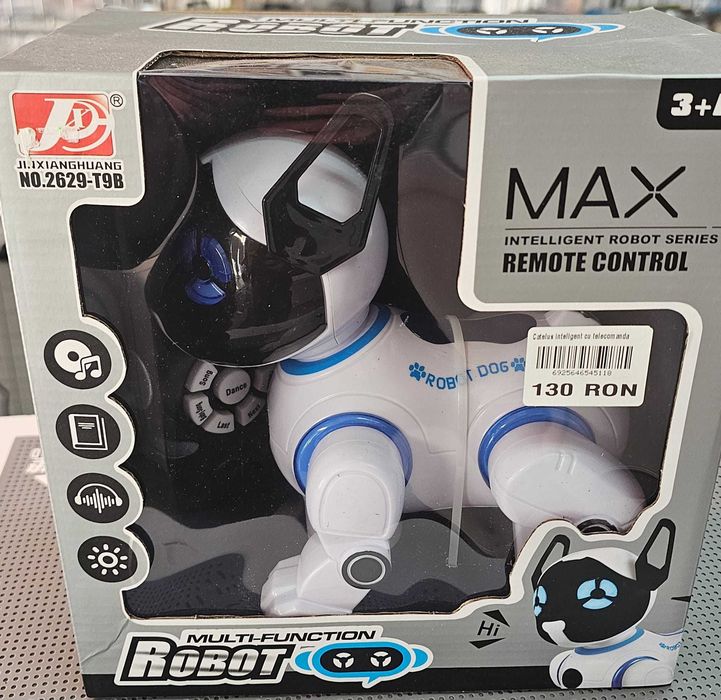 Cățeluș inteligent Max (Rob Dog) cu telecomandă