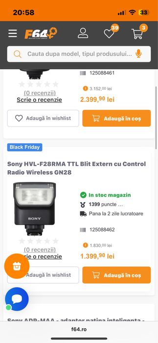 Blit Sony HVL-F28RM