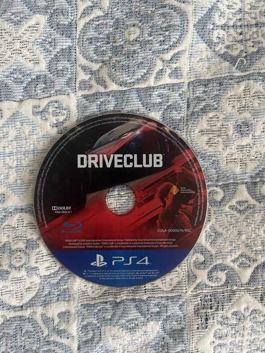 Диск для пс4 DRIVERCLUB