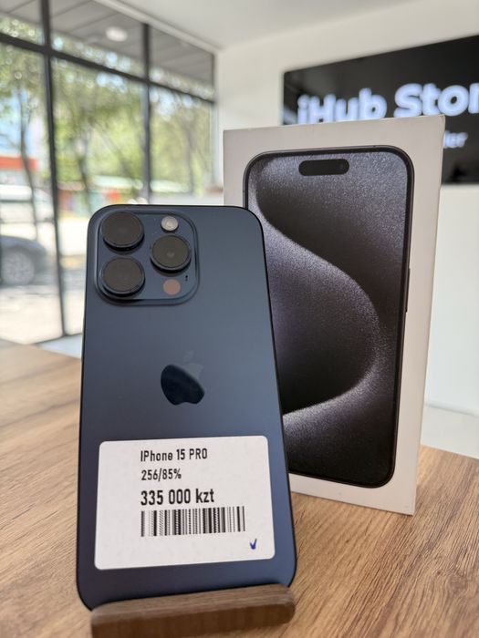 iPhone 15 Pro•256GB/85%BlueTitanium Айфон 15 Про•256%/85%КөкТитан