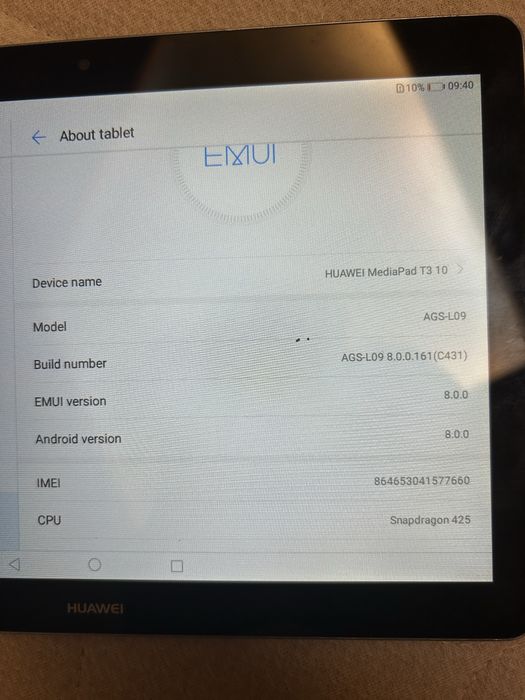 Tableta Huawei Media Pad T3 10