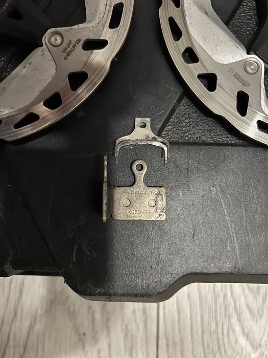 Set diacuri placute Shimano 160mm