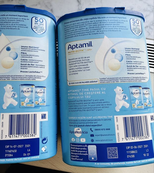 Aptamil 1-2 ani sigilate