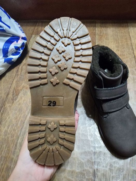 Теплые ботинки 29 размер