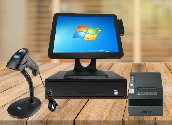 Monoblok kassa aparat pos tizim skaner chek printer programma