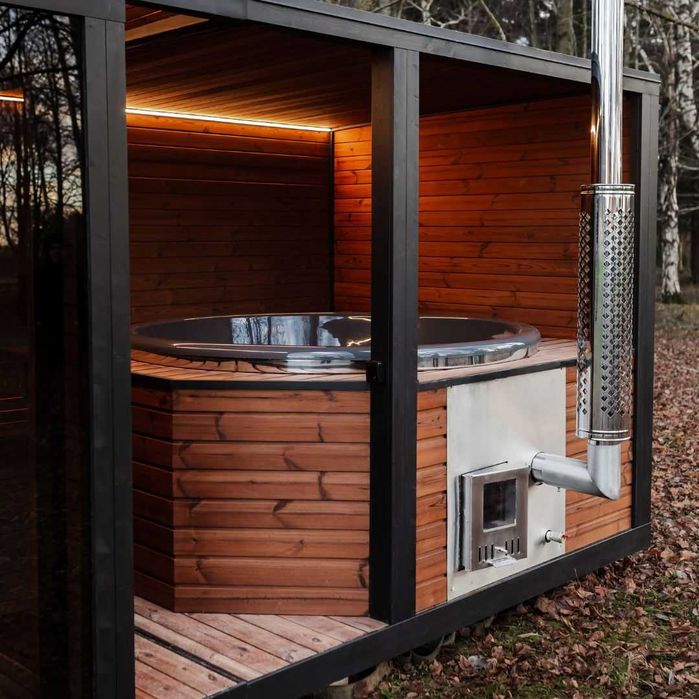Уникално Бижу Сауна с Джакузи 2:1 с поръчка и доставка 12 седмици