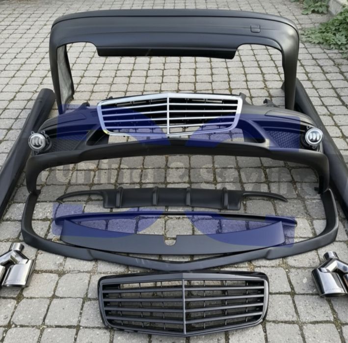 Бампер Пороги Спойлер Мерседес w211