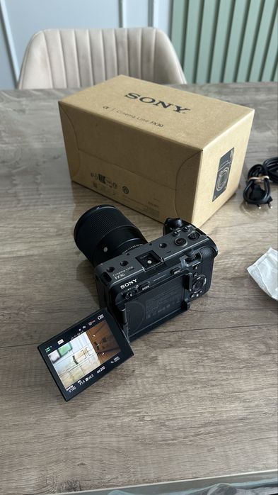 Sony FX30 обьектив sigma 18-50mm