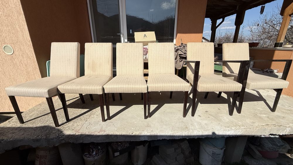 Букови трапезни столове от фирма Бора (Bora) серия “Комфорт”