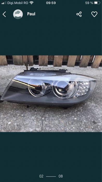 Vand far faruri xenon bmw e90/91 lci facelift