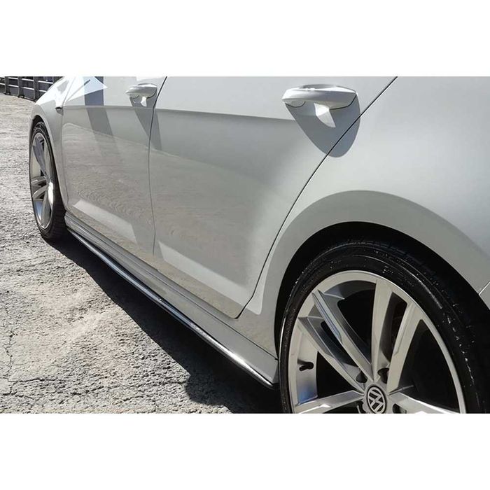 Добавки за прагове за Golf 7 Голф 7 Черен Пиано Лак!