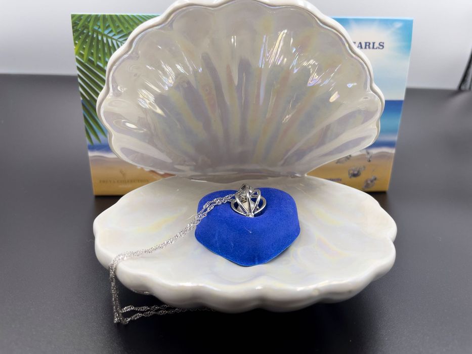 Set pandantiv, lantisor argint 925 și perla