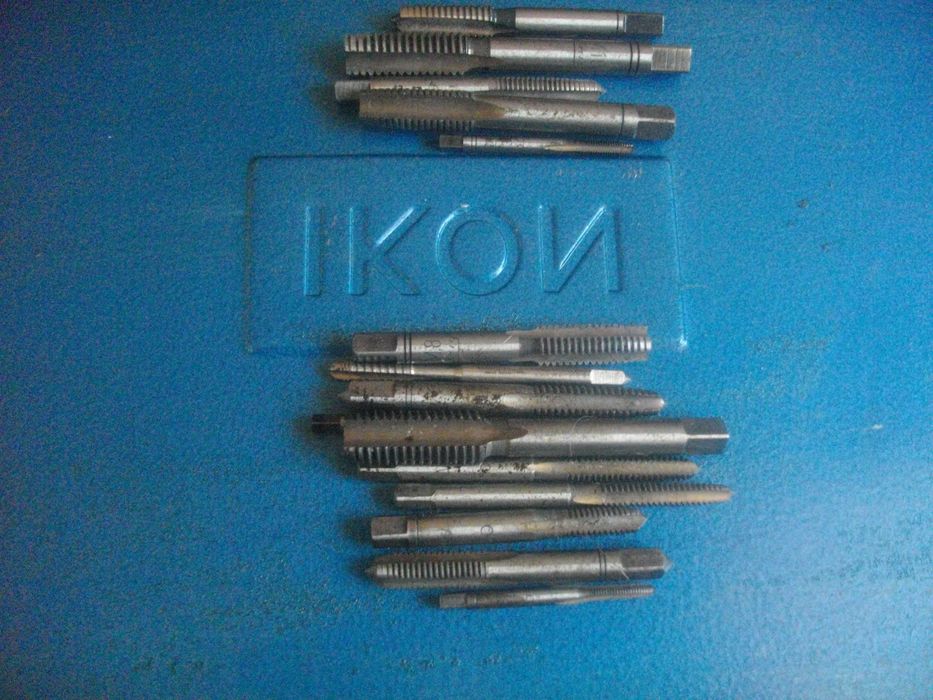 Немски Комплект Метчици Плашки За Резби IKON 30 бр/38бр Старо Качество