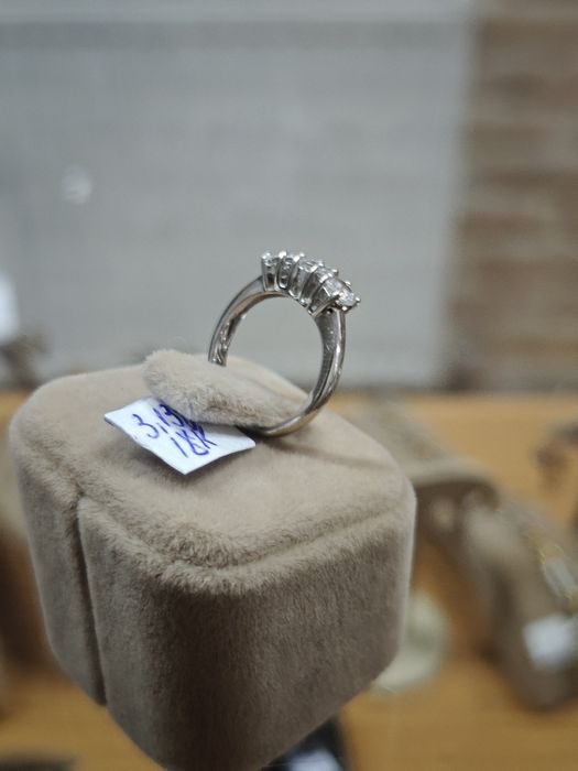 Inel aur alb 18k 3.13gr (r)