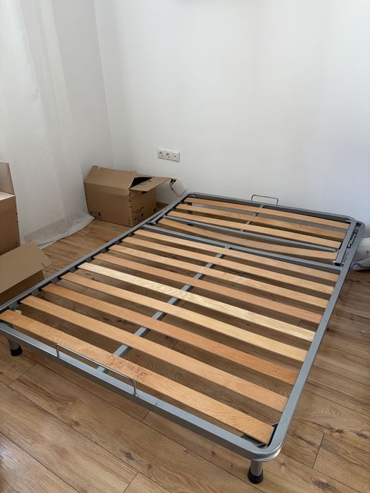 Cadru metalic pat cu somiera ajustabila-140x190