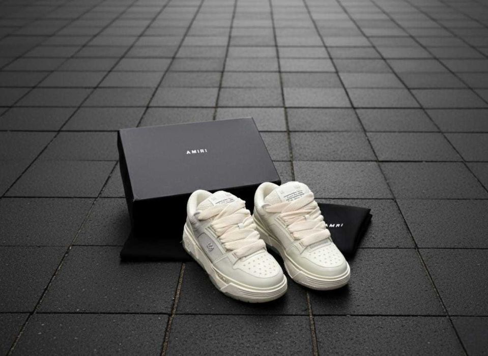 AMIRI MA 1 Alb - Piele - Full Box