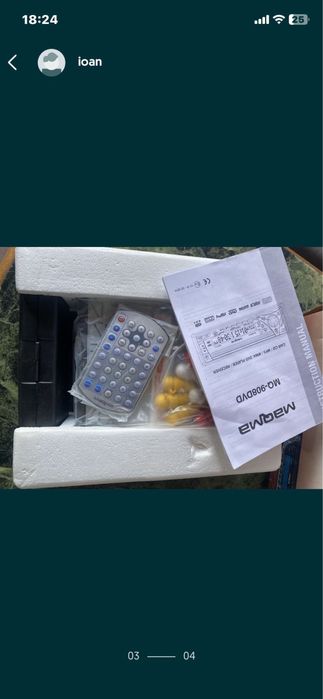 Radio cd auto cu telecomanda