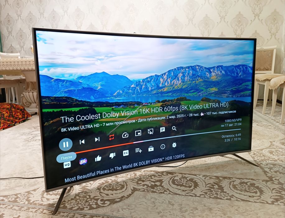 Телевизор YASIN 55" Смарт 4k UHD.
